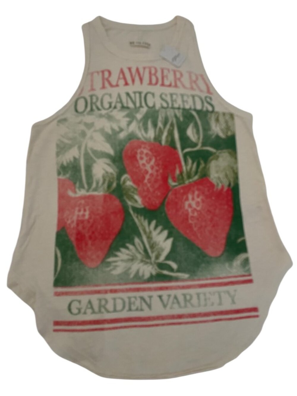 HTF NWT We The Free Garden Variety Strawberry Tank Top Boho Cottagecore L $58 - Picture 2 of 8